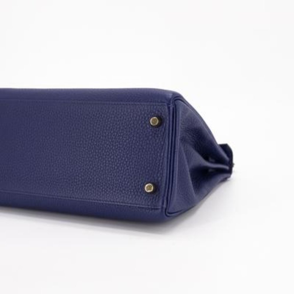 Hermes - Kelly 28 in Encru Blue. BNIB - Picture 7 of 11